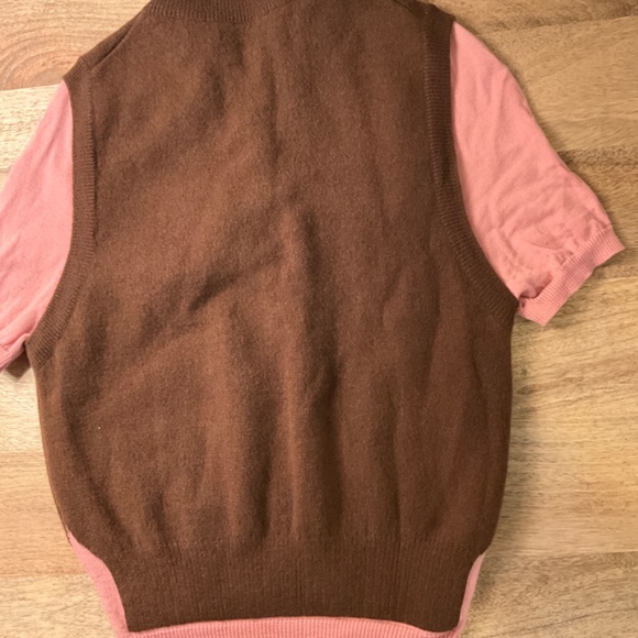 Miu Miu layered wool and cashmere polo shirt size 36 - Picture 7 of 12